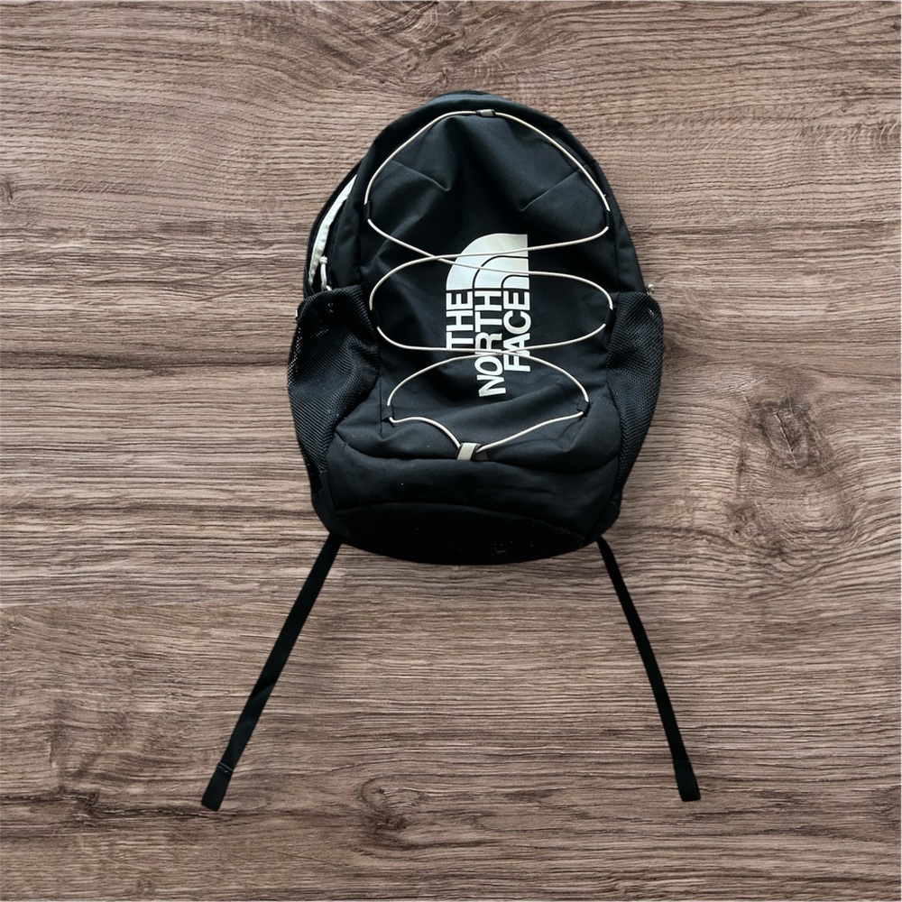 The North Face Black and White Backpack